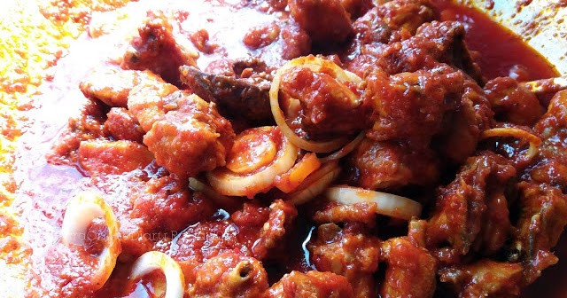 #KOLEKSI RESIPI ~ Nasi Tomato Ayam Masak Merah - Blog Sensasi