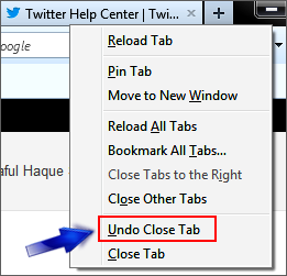 undo firefox closed tabs