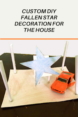 Custom DIY fallen star decoration for the house