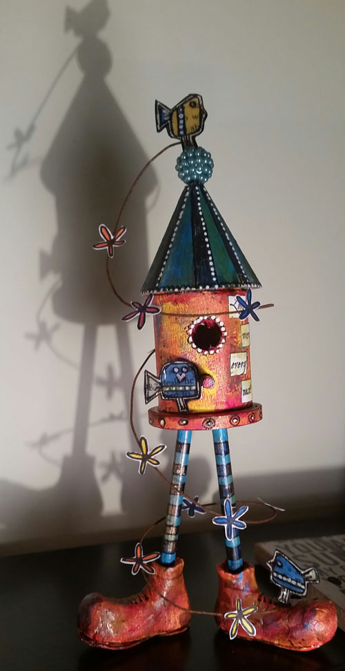 Catherine Johnson birdhouse project