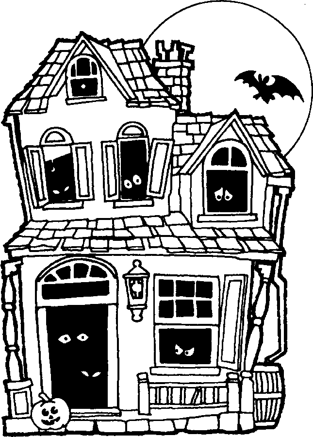 Printable halloween coloring pages