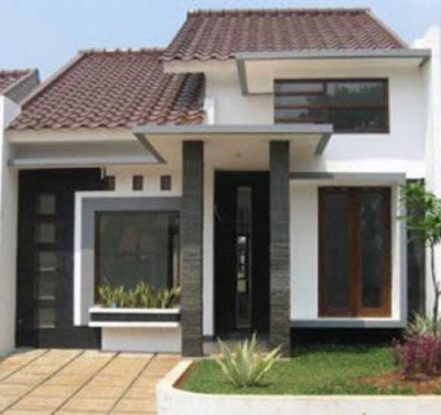 Desain rumah minimalis modern 1 lantai type 45