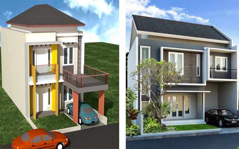 10 Desain  Rumah  Minimalis  2  Lantai  Modern Sederhana  2019