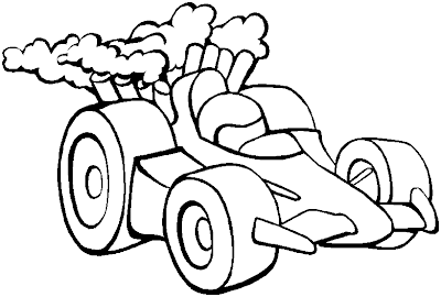 sport car coloring page