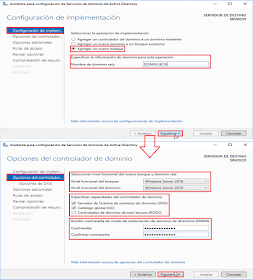 Windows Server 2016: Promocionar un servidor a controlador de dominio de Active Directory. - Catálogo Global.