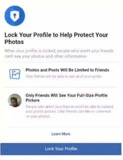 Cara Membuat Profil Facebook Terkunci ( Profile Locked )