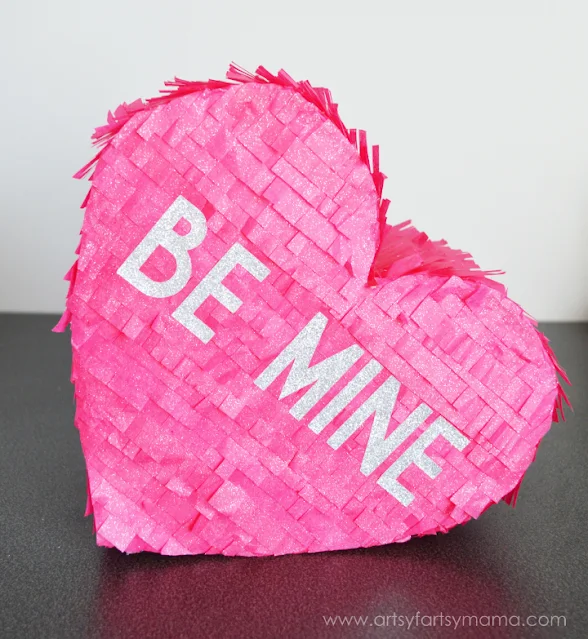 faux valentine pinata