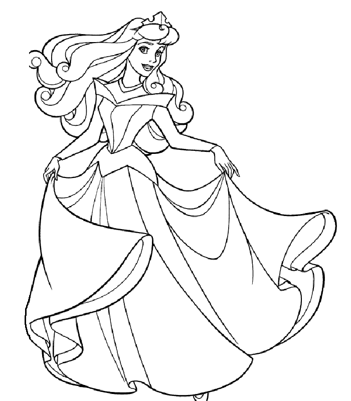 Princess Printable Coloring Pages 2