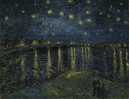 Imagen: La noche estrellada sobre el Ródano. Van Gogh.