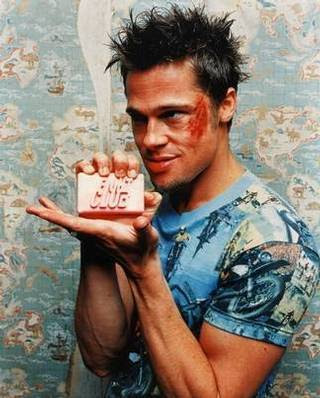 brad pitt fight club body. brad pitt fight club body