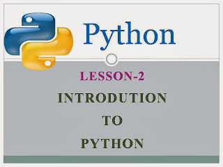 Introduction to python