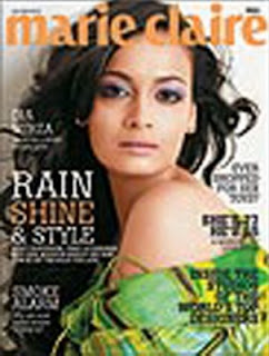 <br />Dia Mirza Marie Claire Photo Shoot