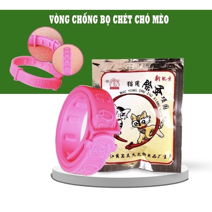 [ meowdog_petshop ] Vòng cổ đeo trị, ngừa ve, rận, bọ chét ở chó mèo