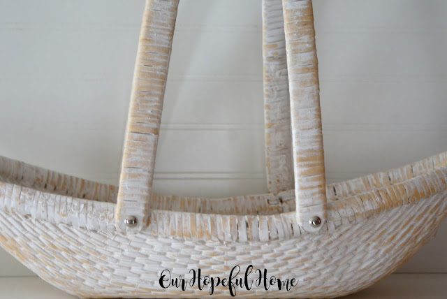 farmhouse decor decorating white garden trug