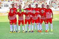 📸U. D. ALMERÍA 📆15 octubre 2017 ⬆️Pablo Caballero, René, Owona, Joaquín, Nano y Nauzet Alemán. ⬇️Rubén Alcaraz, Fran, Fidel, Mandi y Verza. U. D. ALMERÍA 1 🆚 REAL VALLADOLID C. F. 1 Domingo 15/10/2017: 18:00 horas. Campeonato de Liga de 2ª División, jornada 10. Almería, estadio de los Juegos del Mediterráneo: 7.260 espectadores. GOLES: ⚽1-0: 1’, Verza. ⚽1-1: 35’, Jaime Mata, de penalti.