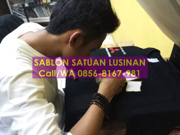 Sablon Kaos Satuan Jakarta Timur