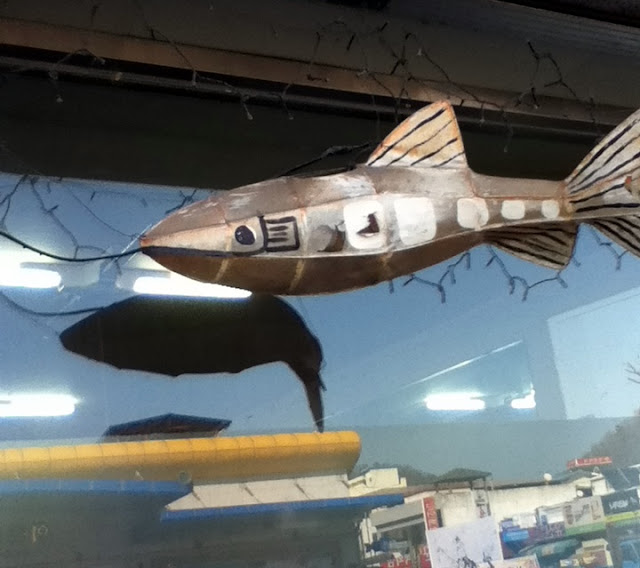 Cool fish decorations in Hwacheon, Korea | Lindsay Eryn