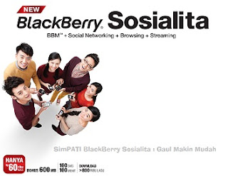 SimPATI BlackBerry Sosialita : Gaul Makin Mudah