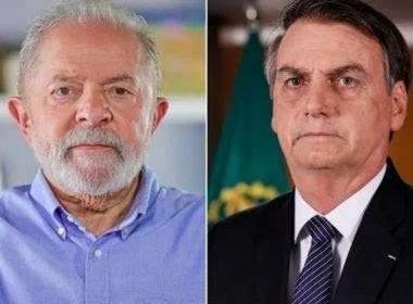BRASIL: SEGUNDO DATAFOLHA, EX-PRESIDENTE LULA VENCE NO NORDESTE E BOLSONARO ABRE VANTAGEM NO RIO E SÃO PAULO