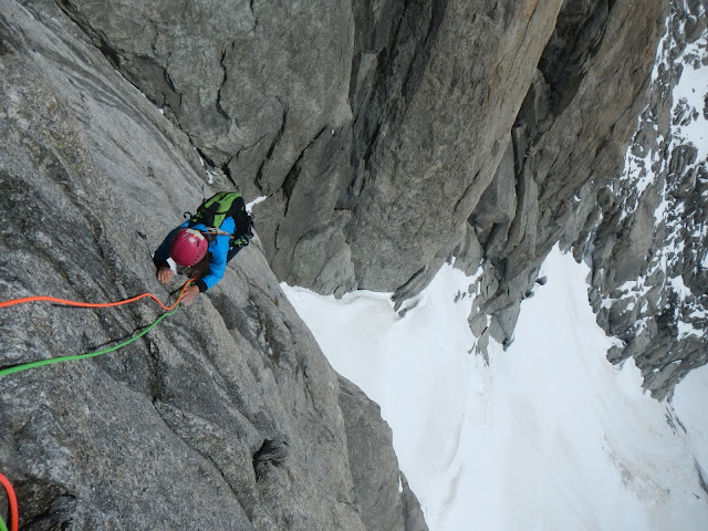 escalade au Roi de Siam combe maudite Massif du Mont Blanc Manu RUIZ