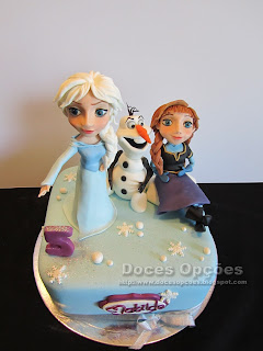 A Elsa, a Anna e o Olaf foram ao 5º aniversário da Matilde