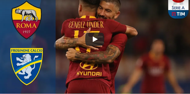 VIDEO Roma 4 – 0 Frosinone (Serie A) Highlights