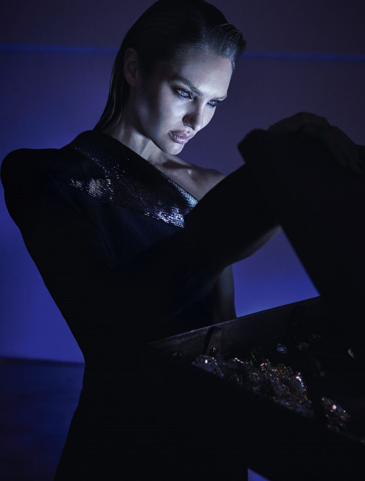 Candice Swanepoel sexy fashion model magazine photo