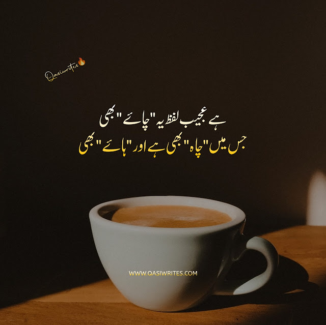 Best Chai Poetry in Urdu Text | 2 Lines Tea Poetry - Qasiwrites