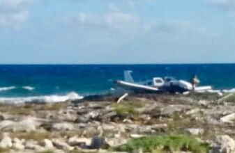 Cae en Mahahual aeronave de la familia Hamui: no hay decesos, sólo lesionados