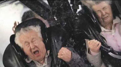 Funny facial expressions of people on roller coaster www.coolpicturegallery.net