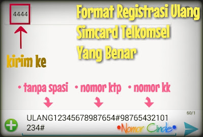 Cara Registrasi Ulang Simcard Kartu Prabayar Telkomsel Yang Benar