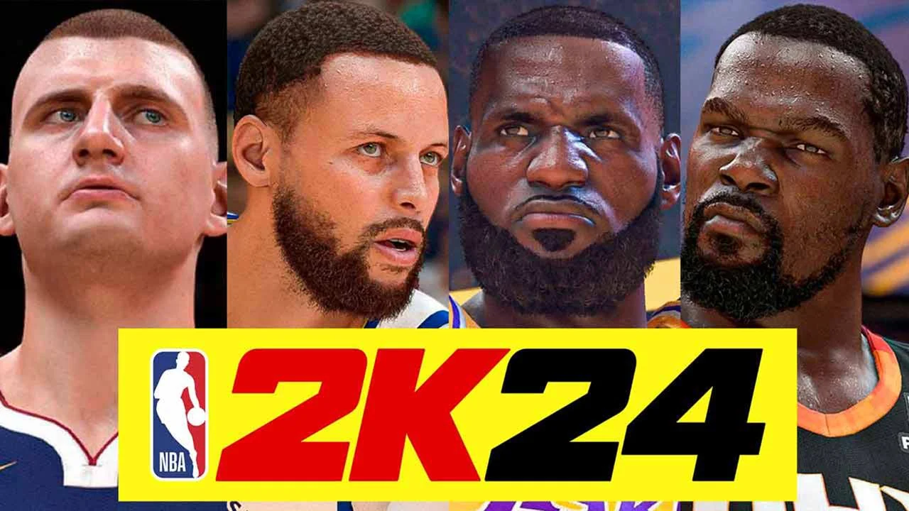 First Look at LeBron James, Curry, Durant & Jokic in NBA 2K24