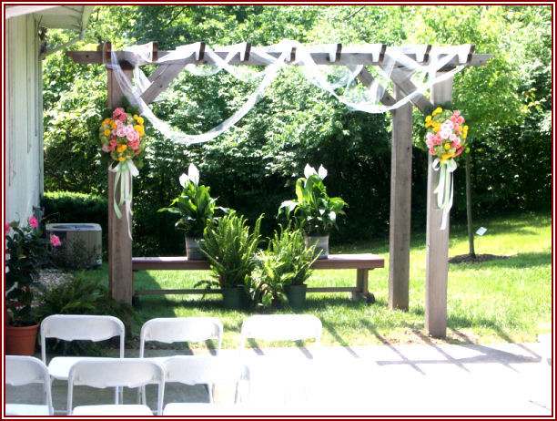 Country Backyard Wedding