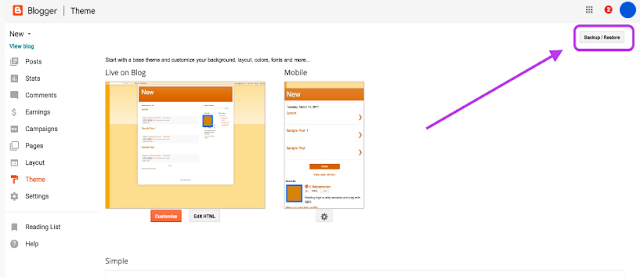 Bloggy Blogger Template Free For You Guys