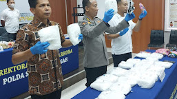   Polda Sulteng Gagalkan Penyelundupan Sabu Seberat 25 Kilogram