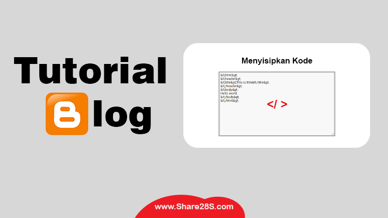 Cara Menyisipkan Kode HTML, JavaScript, PHP di Postingan Blog