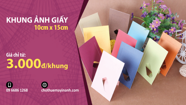 khung ảnh giấy kích thước 10x15cm