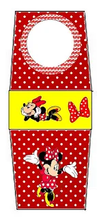 Minnie in Red and Polka Dots Free Printable Tic Tac Labels.