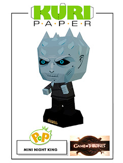 Kuri Paper - Pop Mini Funko Night King Games of Thrones Papercraft