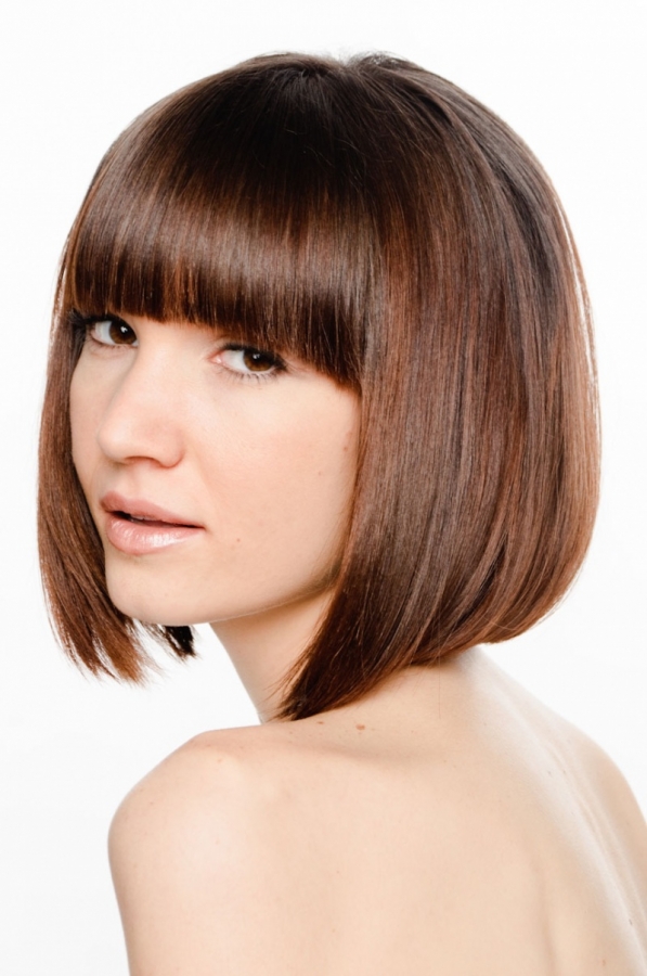 Short Bob Haircut Bangs