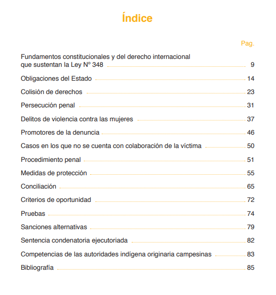 Ley 348 Integral para Garantizar a las Mujeres una Vida Libre de Violencia