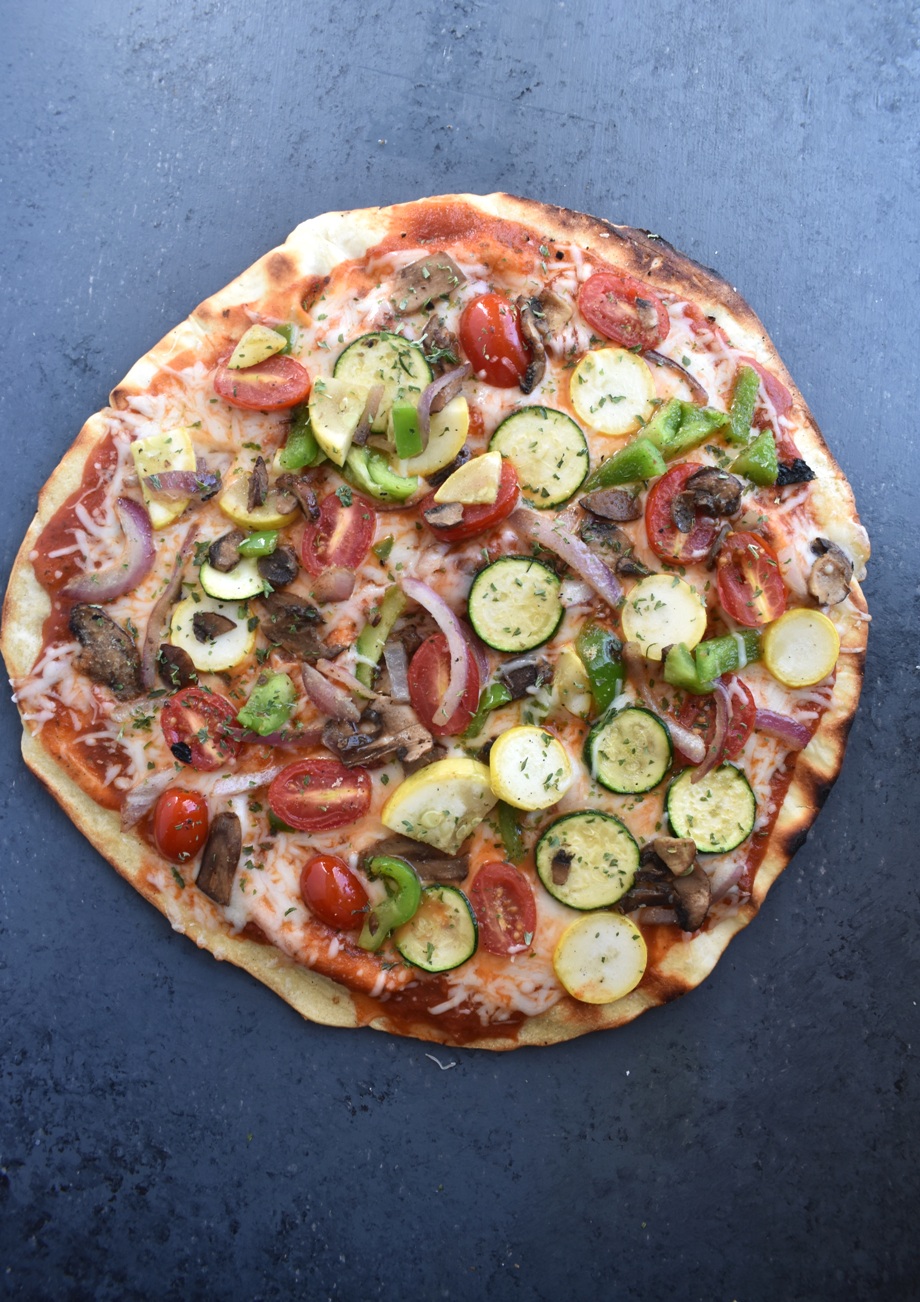 grilled veggie pizza