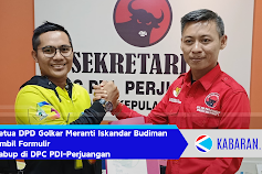 Ketua DPD Golkar Meranti Iskandar Budiman Ambil Formulir Cabup di DPC PDI-P: Siap Bertarung di Pilkada 2024