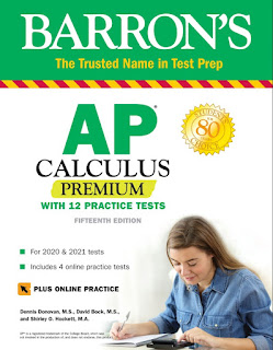 AP Calculus Premium With 12 Practice Tests 15th Edition by David Bock M.S. PDF
