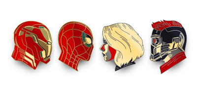 Avengers: Infinity War Marvel Portrait Enamel Pins by Matt Taylor x Mondo x Alamo Drafthouse