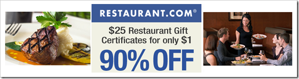 Restaurant dot com Logo Ninety Percent Off