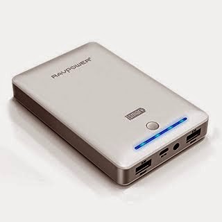 RAVPower® 3rd Gen Deluxe 13000mAh External Battery Portable Dual USB Charger 4.5A Output Power Bank. iSmart(tm) Broad Compatibility, Fast Charging, High Capacity, Ultra Compact. For iPhone 6 6 plus 5S 5C 5 4S, iPad Air mini (Apple 30pin and Lightning Cable Not Included), Galaxy S5 S4 S3, Note 3 2, ...