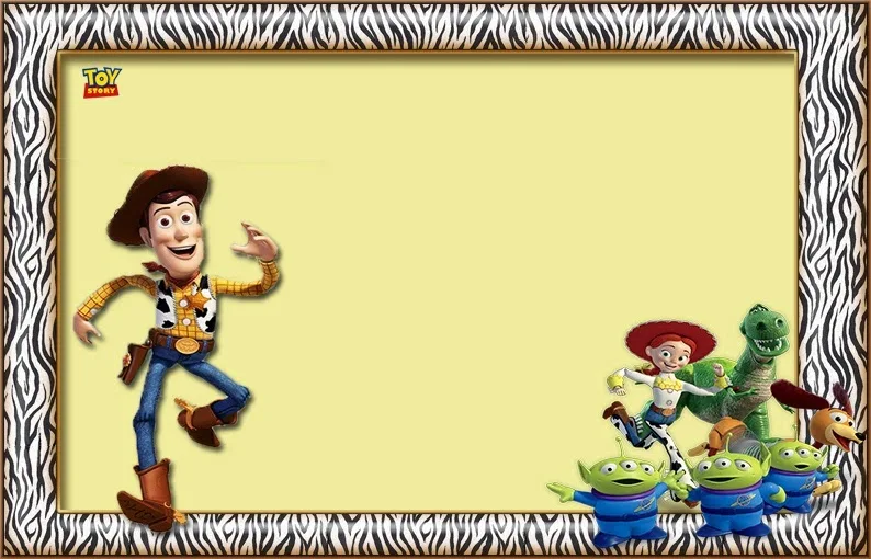 Toy Story: Free Printable Invitations, Labels or Cards.