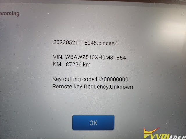 Xhorse Key Tool Plus Add BMW X3 2017 CAS4 1N35H Key 3
