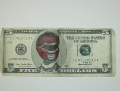 dollar bill drawing